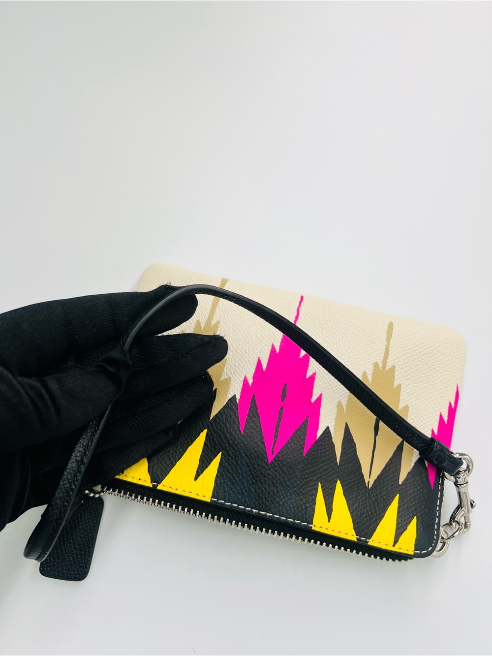 Coach Hawk Feather Wristlet - Picture 4 of 4